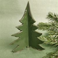 grøn glaseret keramik juletræ dansk julepynt